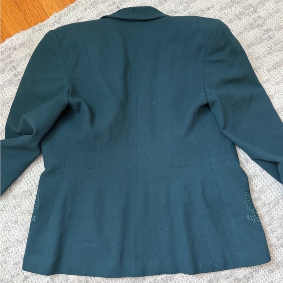 CHRISTIAN DIOR Vintage Wool Blazer Jacket, sz 4 - Picture 14 of 14